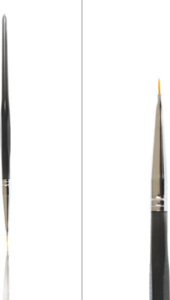 Produktbild BrillBird Nail Art Pinsel mit dünner Spitze – Schwarz (Nagellacktrockner, Schwarz)