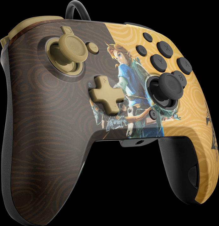 Actual product image PDP Controller Faceoff Deluxe+Audio Zelda Switch (Switch OLED, Switch)