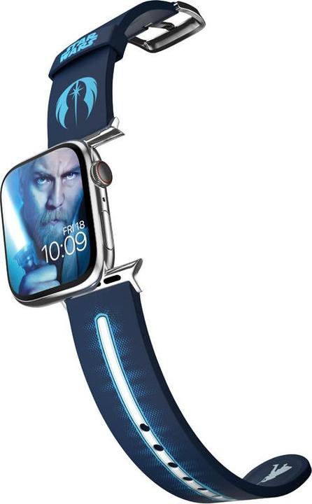 Produktbild Moby Fox Armband Smartwatch Star Wars Darth Vader Lightsaber 22 mm (22 mm, Silikon, Edelstahl)