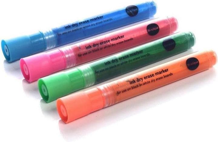 Actual product image Bi-Office Glassboard marker set (Multicoloured, 3.80 mm, 4 x)