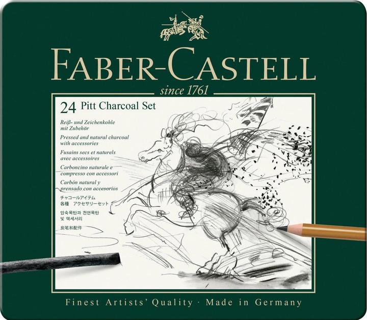 Produktbild Faber-Castell Pitt Kohleset (24 x)