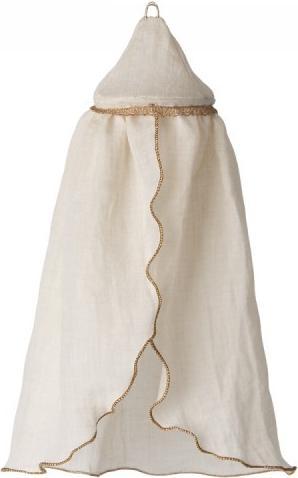 Maileg Letto a baldacchino in miniatura crema