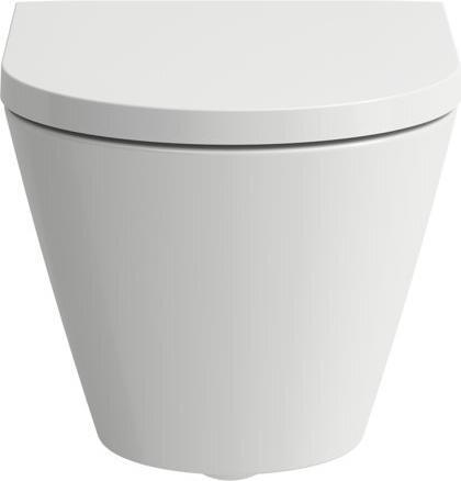 Produktbild ROCA LAUFEN Kartell Wand-WC, Tiefspüler, mit Silent Flush spülrandlos, 545x370x355mm