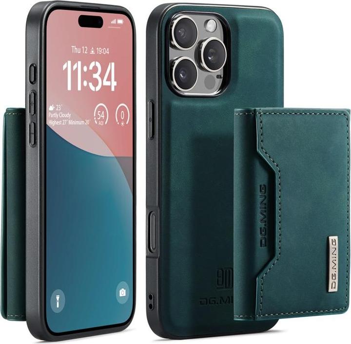 Produktbild Dg.Ming iPhone 11 - Etui, Leder-Optik, Kartenfach & Magnetverschluss, Grün (Apple iPhone 11)