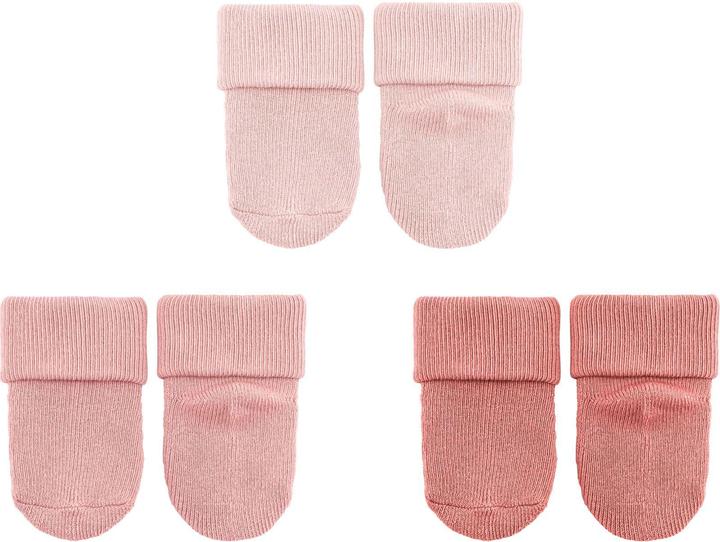 Immagine prodotto Sterntaler Set di 3 calzini uni rosa pallido Taglia unica (confezione da 3, Taglia unica)