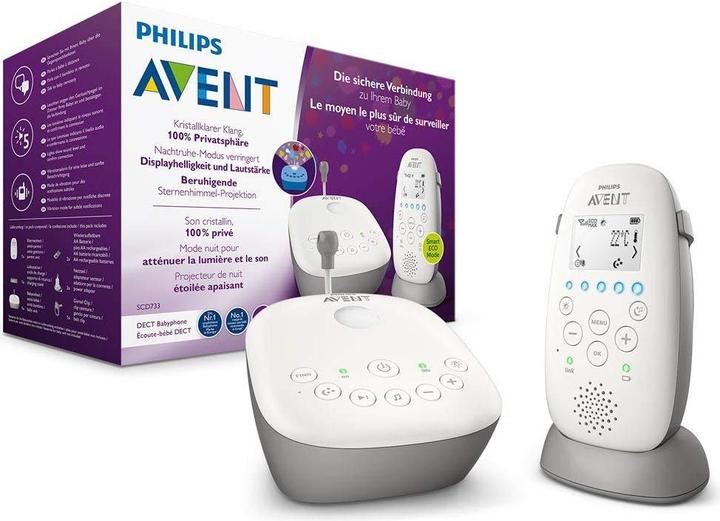 Actual product image Philips Avent Dect SCD723/26 (Baby Monitor Audio, 330 m)