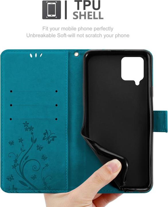 Immagine prodotto Cadorabo Copertina del libro di fiori (Samsung Galaxy A42 5G, Samsung Galaxy M42 5G)