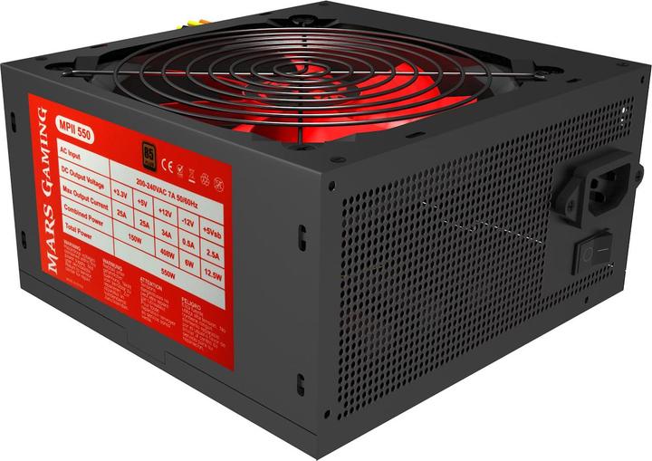 Actual product image Tacens Mars MPII TACMARS-MPII550 power supply (550 W, active) (550 W)