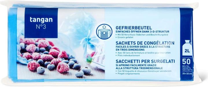 Produktbild Tangan N°3 Gefrierbeutel 2L