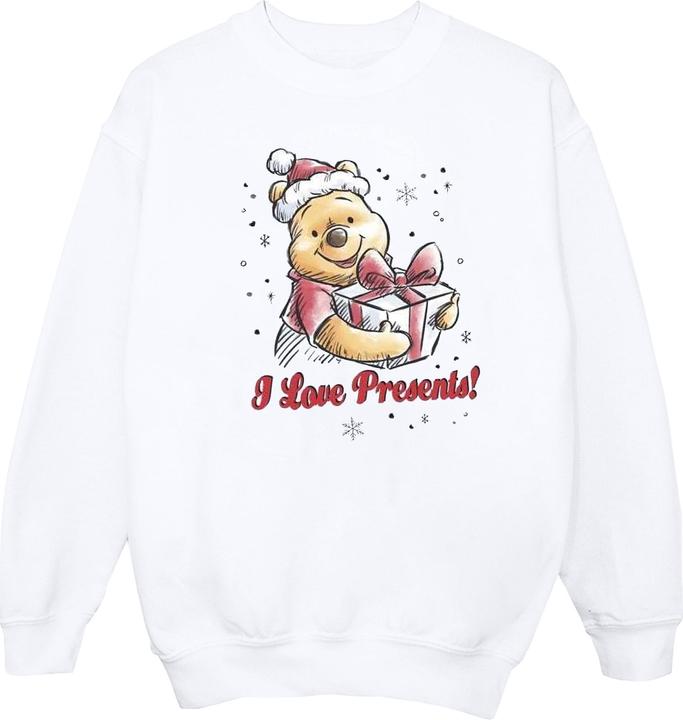 Actual product image Disney Womens/Ladies Winnie The Pooh Love Presents Sweatshirt (M)