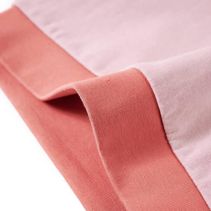 Produktbild VidaXL Kinder-Sweatshirt mit Farbblock Rosa 92,Material: 80 (92)