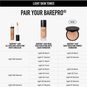 Actual product image Bare Minerals Bareminerals Barepro 16-Hour Powder Foundation Deep Light 22 Cool - 8g