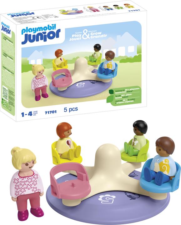 Image du produit Playmobil 71701 Playm. 1.2.3 : Carrousel de chiffres (71701, Playmobil 1.2.3)