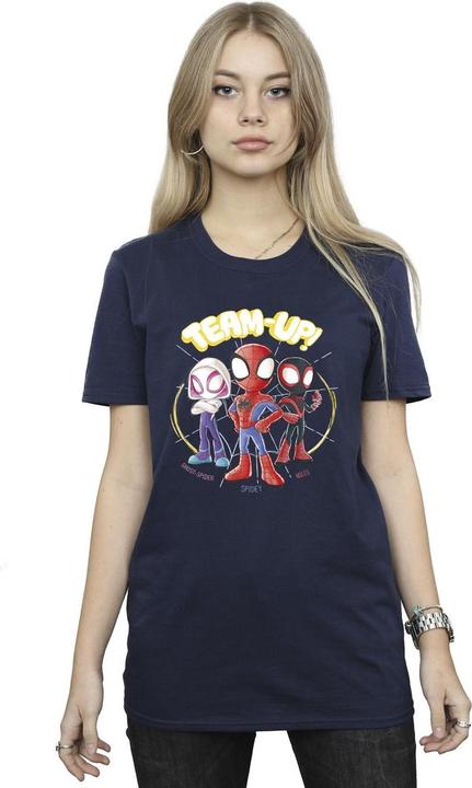 Immagine prodotto Spidey And His Amazing Friends Sketch Maglietta Ampia Donna (XL)