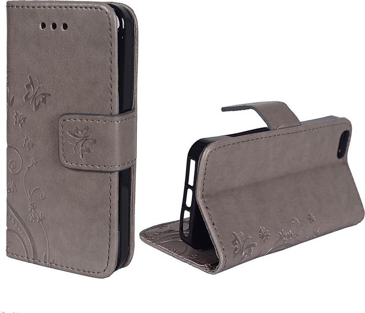 Produktbild König Design Schutz Handy Hülle für Apple iPhone 5 / 5s / SE Case Cover Tasche Wallet Etui (Apple iPhone 5)