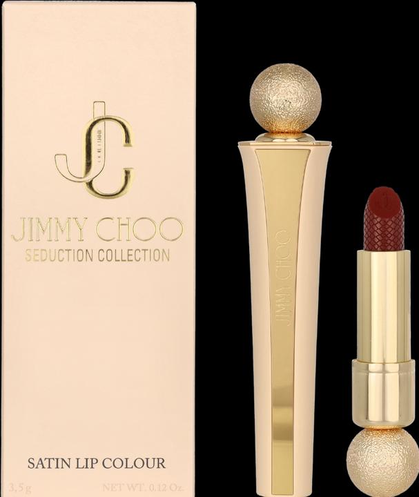 Actual product image Jimmy Choo Seduction Collection Satin Lipstick (#002 Burgundy Charm)