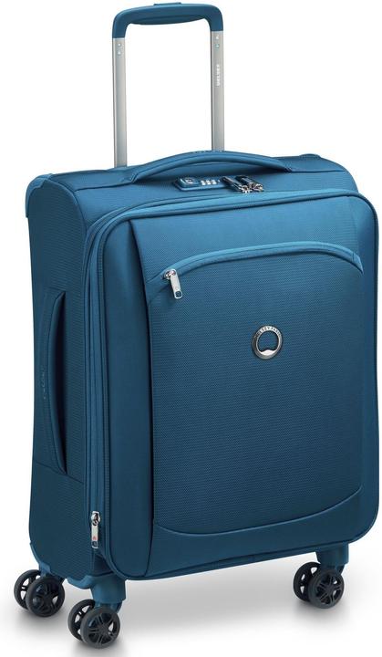 Produktbild Delsey Montmartre Air 2.0 Handbagagekoffer - 55 cm Slim - Uitbreidbaar - Licht Blauw (40 l, Handgepäck (bis 50l))