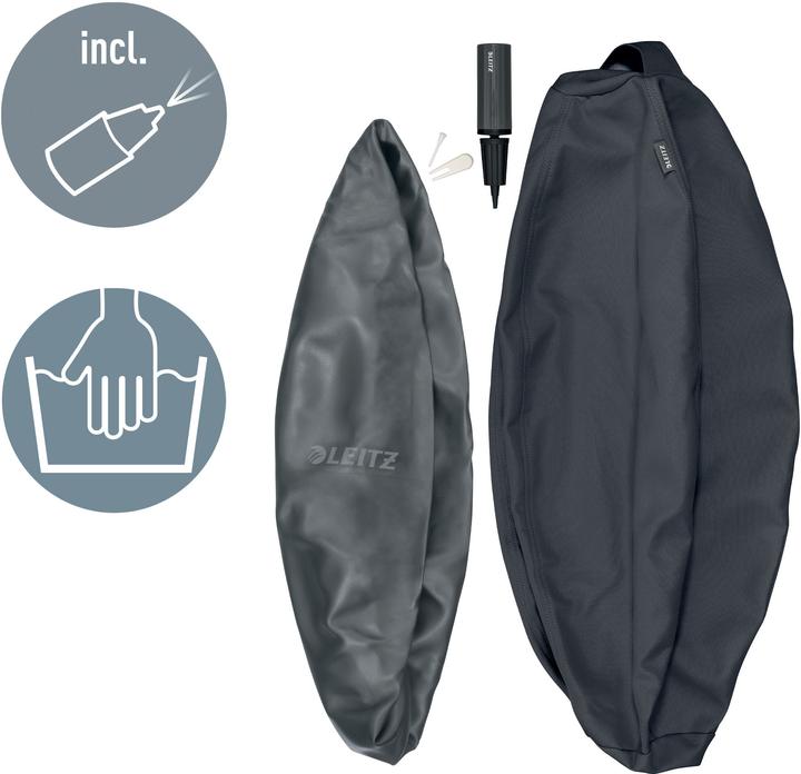 Immagine prodotto Leitz Sedile Ball Active Ø 55cm grigio velluto (55 cm)