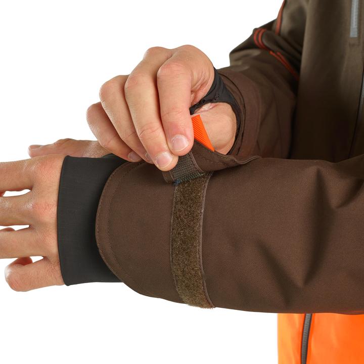 Immagine prodotto Solognac Jagdjacke Regenjacke Renfort 900 orange/braun (M)