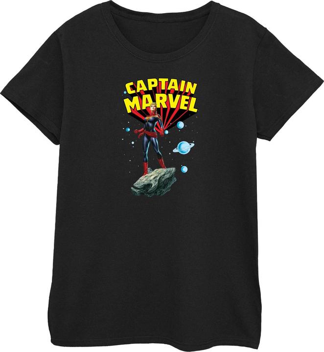 Captain Marvel Pose TShirt aus Baumwolle (L)