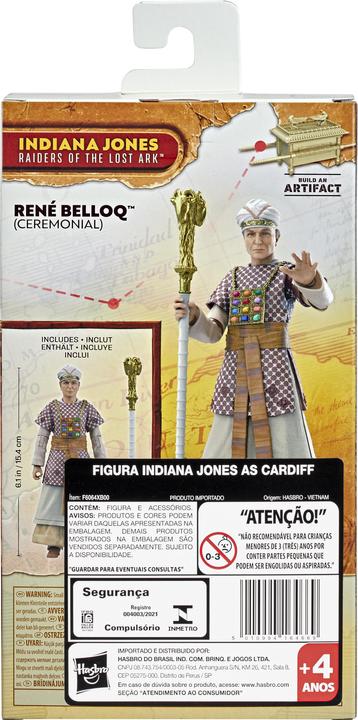 Image du produit Hasbro Indiana Jones René Belloq, Toy figure, Movie & TV series, 114 g