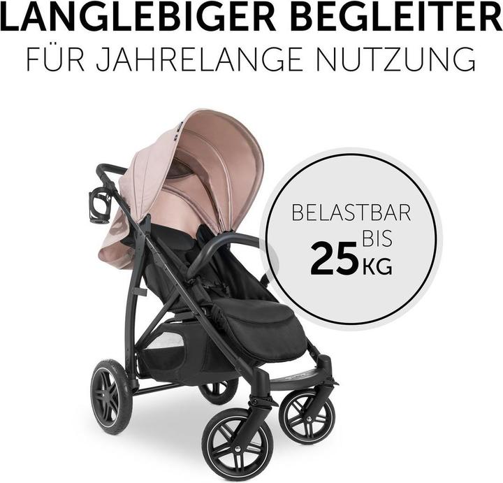 Actual product image Hauck Buggys & Sportwagen Buggy Rapid 4D (bis 25 kg) - XL Verdeck &