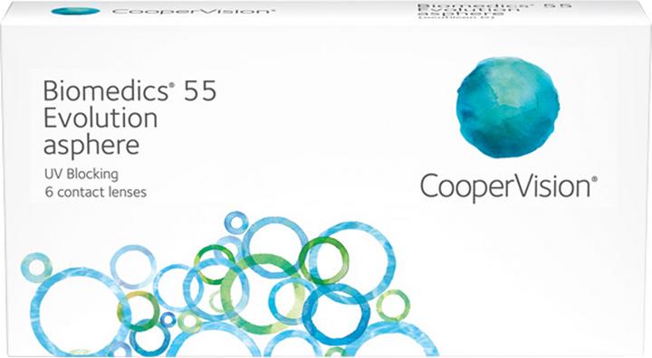 Actual product image Biomedics 55 Evolution (6 Piece, Monthly lens, Spherical)