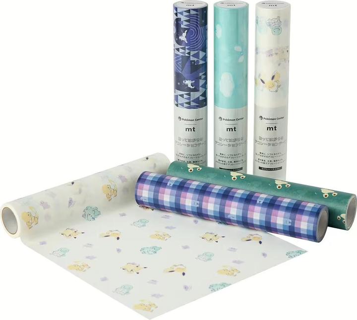 Actual product image Pokémon Decoration Tape Snorlax, Pikachu