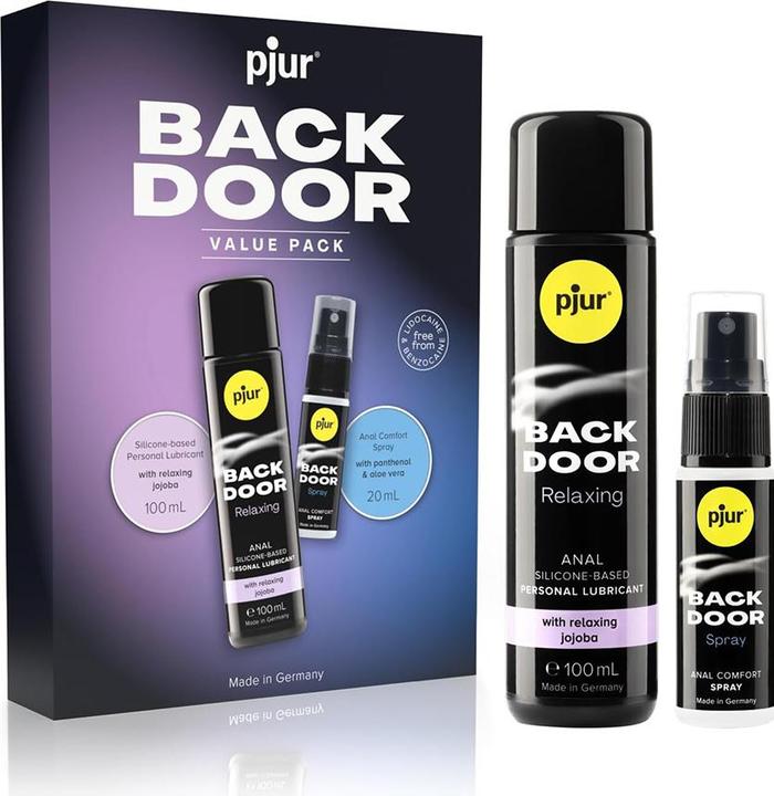 Produktbild Pjur Back Door Set Aus Anal-Gleitmittel Und Spray (120 ml)