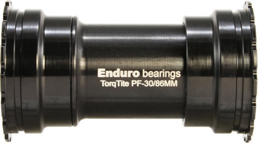 Actual product image Enduro Bearings TorqTite BB386EVO bottom bracket, Shimano Hollowtech II 24mm cranks, black (BKS-0141)