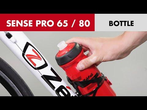 Actual product image Zefal Bidon SENSE PRO 65 screw cap LockCap 650 ml smoked black Design Velok.ch (0.65 l)