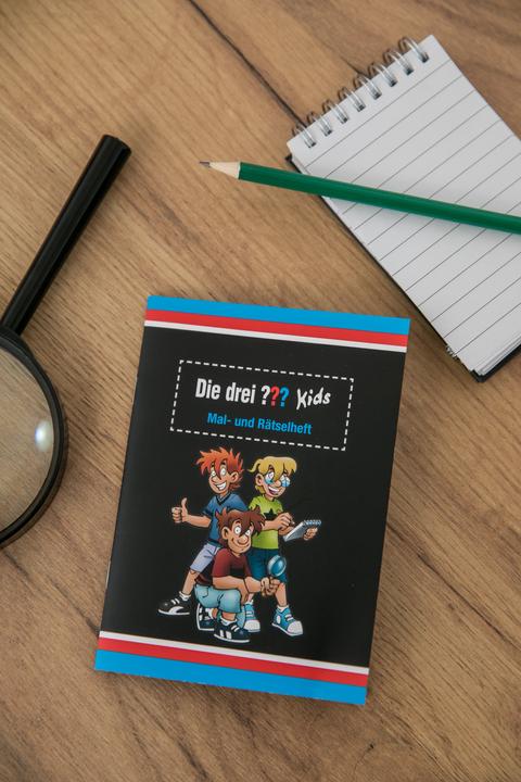 Image du produit DH-Konzept Les trois points d'interrogation Kids - Cadeau de fête - Cahier de coloriage et de puzzle