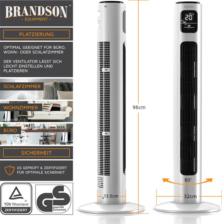 Produktbild Brandson Turmventilator (48 dB)