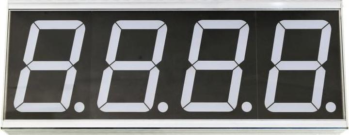 Produktbild Allnet ALL-POE-CNT-1 Digital wall clock Rechteck Grau Wanduhr