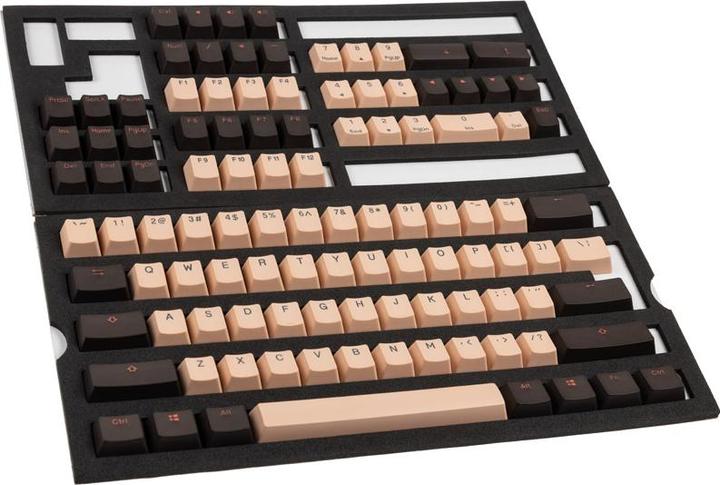 Ducky Rosa PBT Double-Shot-Tastenkappen-Set, US-Layout