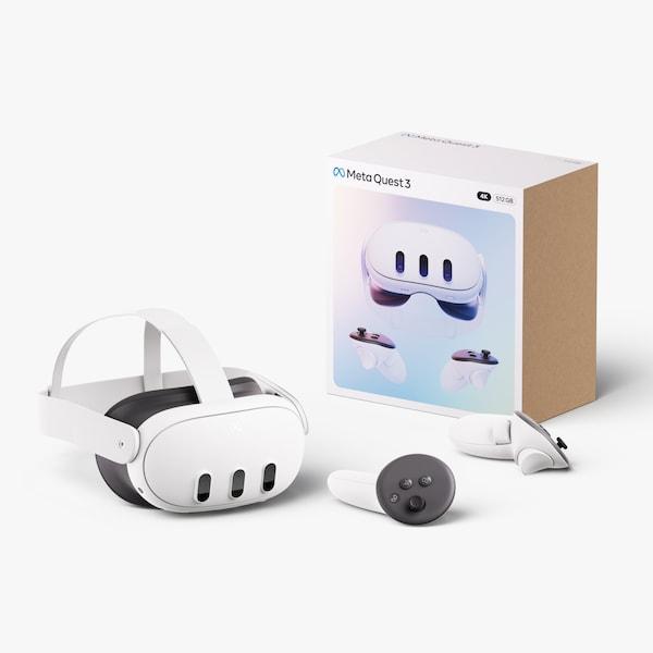 Image du produit Meta Quest 3 + Quest 3 / 3S Elite Strap avec batterie (512 Go)