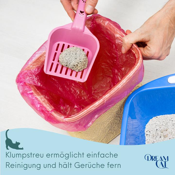Actual product image Dream Cat Cat Litter with Baby Powder Scent - Fine Clumping Litter Made from Bentonite, 5L (Clumping, 4.25 kg)