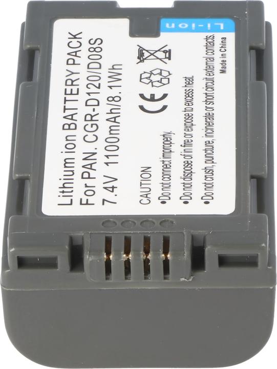 Actual product image AccuCell Battery Panasonic CGR-D120, CGR-D08, CGP-D14 (Rechargeable battery)