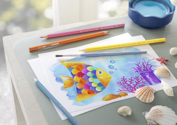 Produktbild Faber-Castell Aquarellfarbstifte Classic (Mehrfarbig, 24 x)