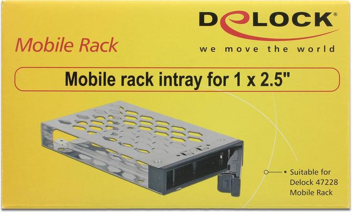 Image du produit Delock Cadre amovible pour disque dur/SDD de 1 x 2,5