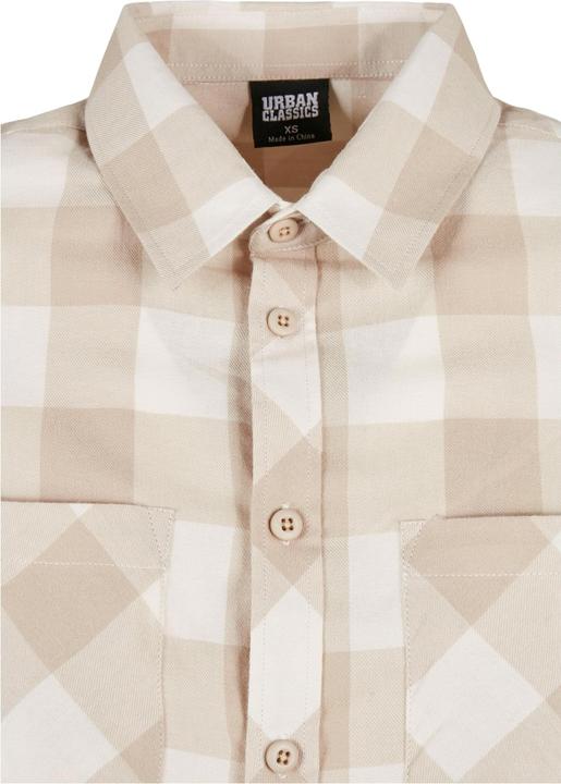 Produktbild Urban Classics Ladies Turnup Checked Flanell Shirt (XXL)