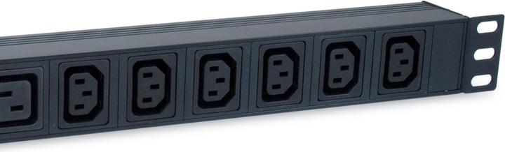 Produktbild equip Steckdosenleiste 1HE8fach IEC Alu. Sch