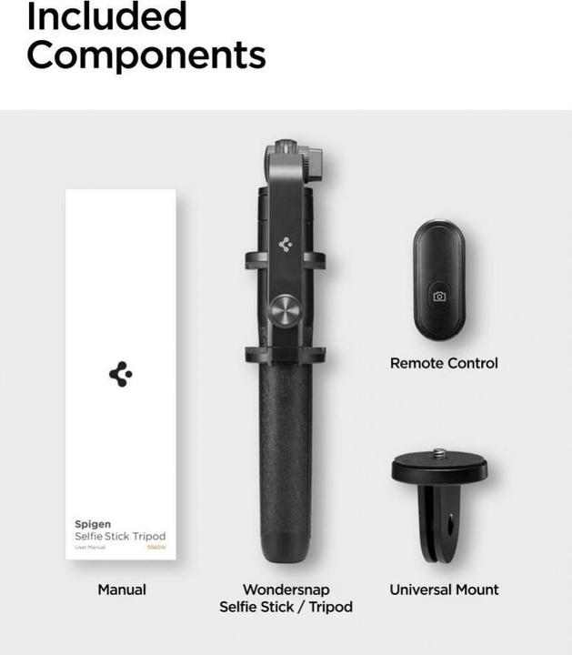 Actual product image Spigen S560W Tripod