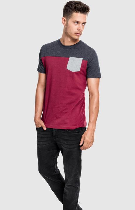 Produktbild Urban Classics 3-Tone Pocket Tee (S)