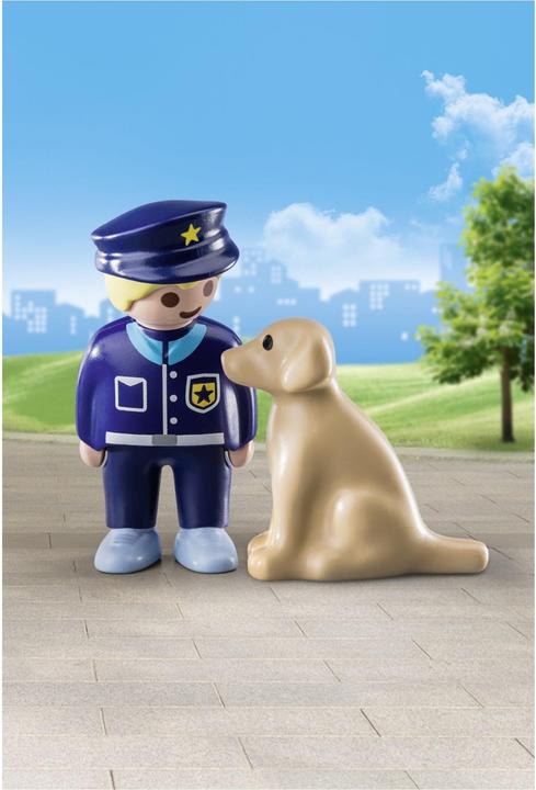 Image du produit Playmobil Policier avec chien (70408, Playmobil 1.2.3)