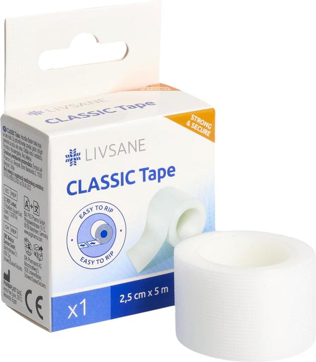 Produktbild Livsane Classic Fixierpflaster 2.5cmx5m (1 x)