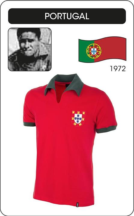 Immagine prodotto Copa Football Maglia retrò Portogallo 1972 (S)