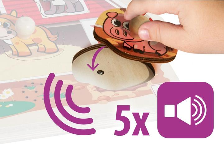 Actual product image Eichhorn Puzzle with sound (5 pieces)