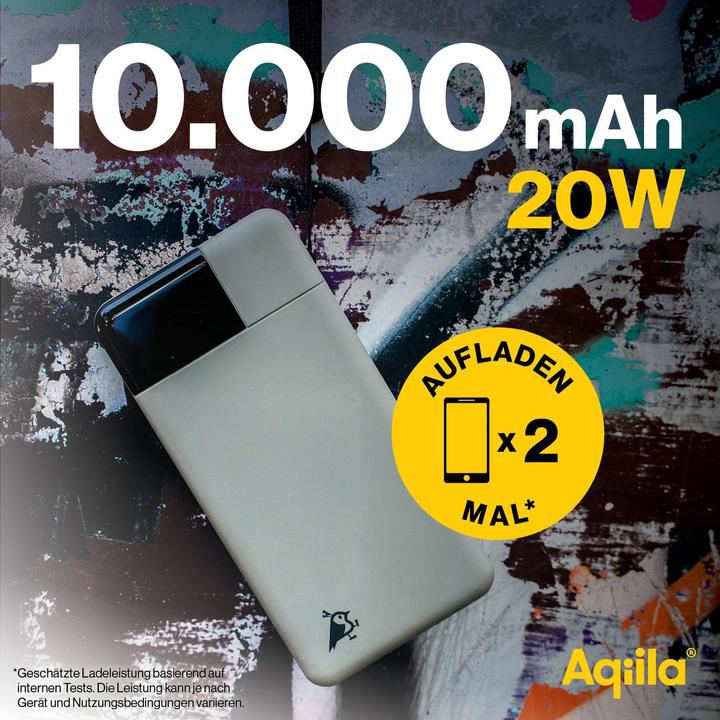 Productafbeelding Aqiila Powerbird B10B - Powerbank 10000 mAh, 20W - Mos (10000 mAh, 20 W, 37 Wh)