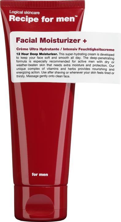Produktbild Recipe for men 12-Stunden Feuchtigkeitscreme (75 ml, Tagescreme)